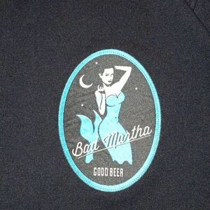 Bad Martha Cold Beer Women's Long-sleeved Sport-Tek Athletic Shirt  Size Medium